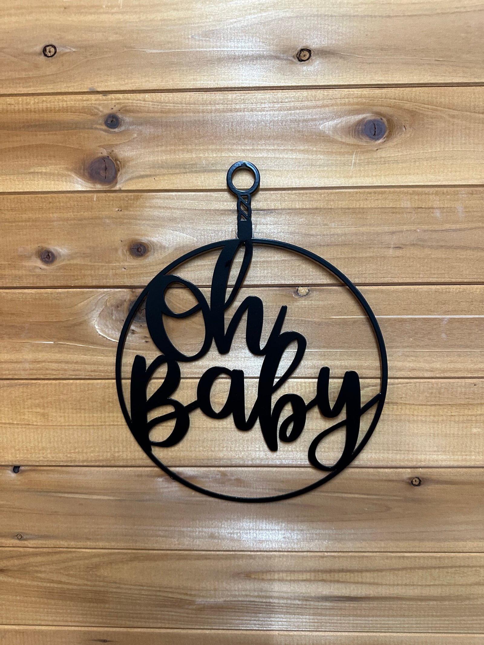 8" Oh Baby Hanging Art - Image 8