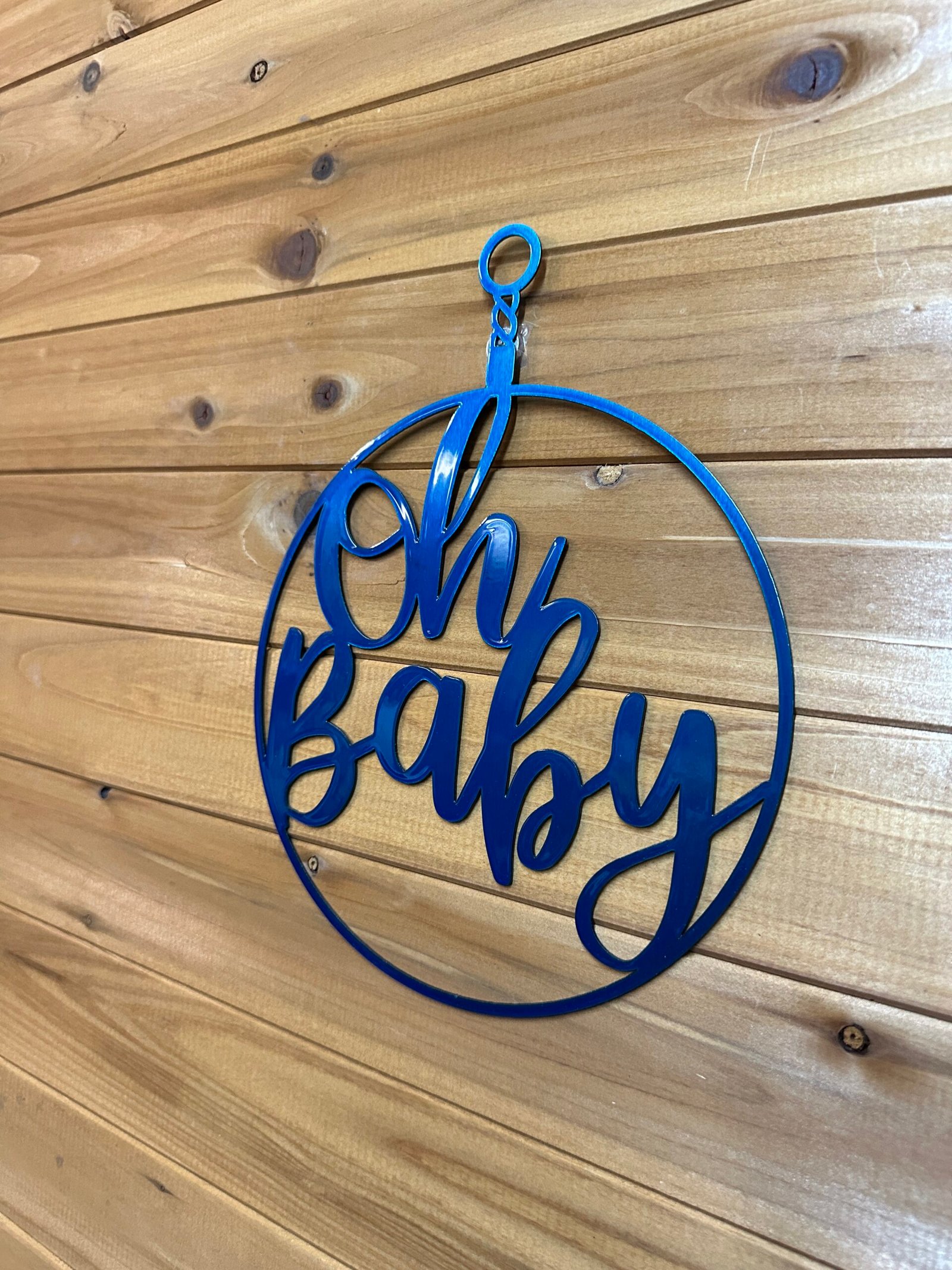 8" Oh Baby Hanging Art - Image 10