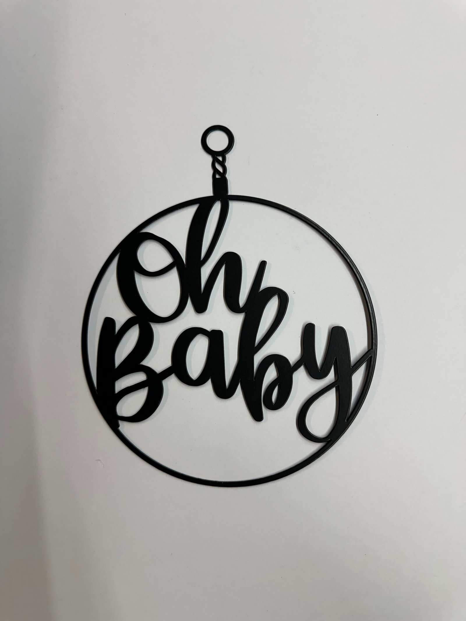 8" Oh Baby Hanging Art - Image 6