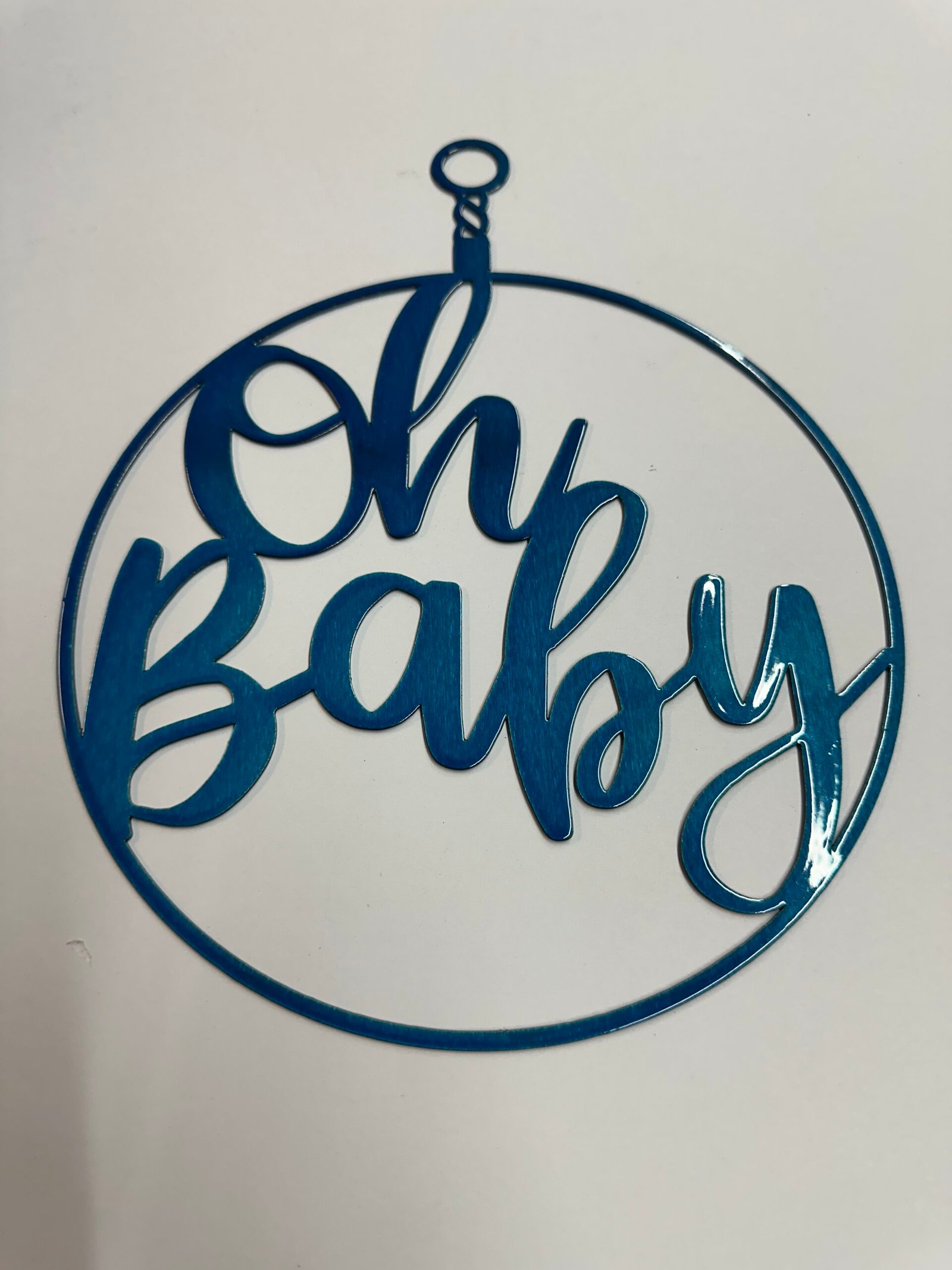 8" Oh Baby Hanging Art - Image 5
