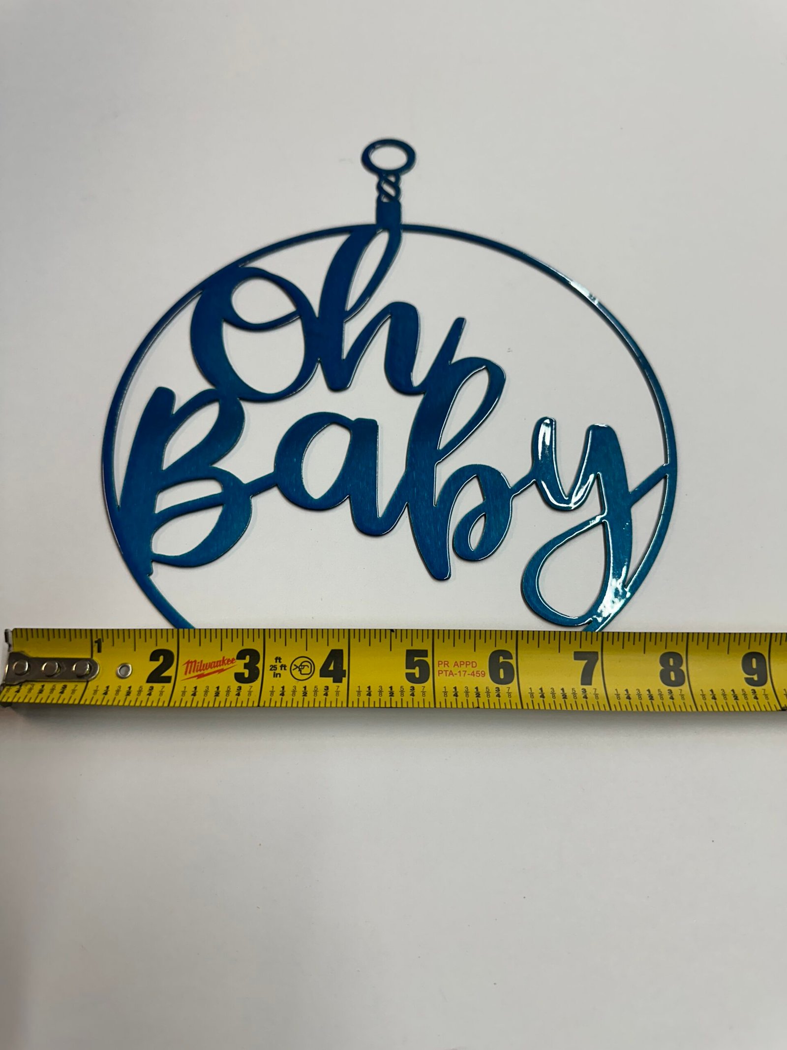 8" Oh Baby Hanging Art - Image 4