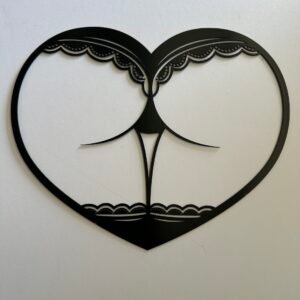 Metal Heart Panties Art