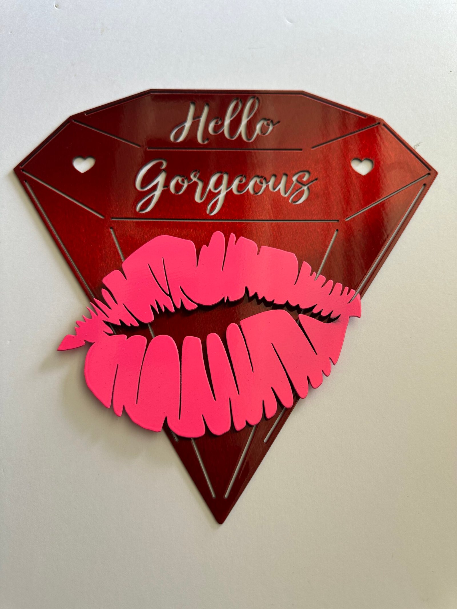 Hello Gorgeous - Diamond Kiss Metal Art - Image 16