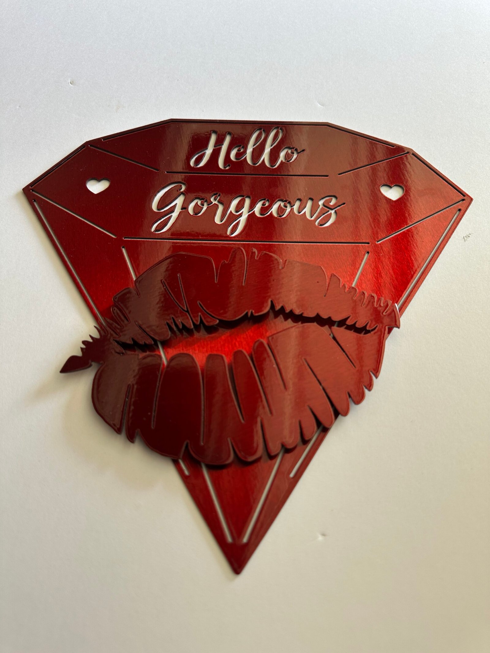 Hello Gorgeous - Diamond Kiss Metal Art - Image 17