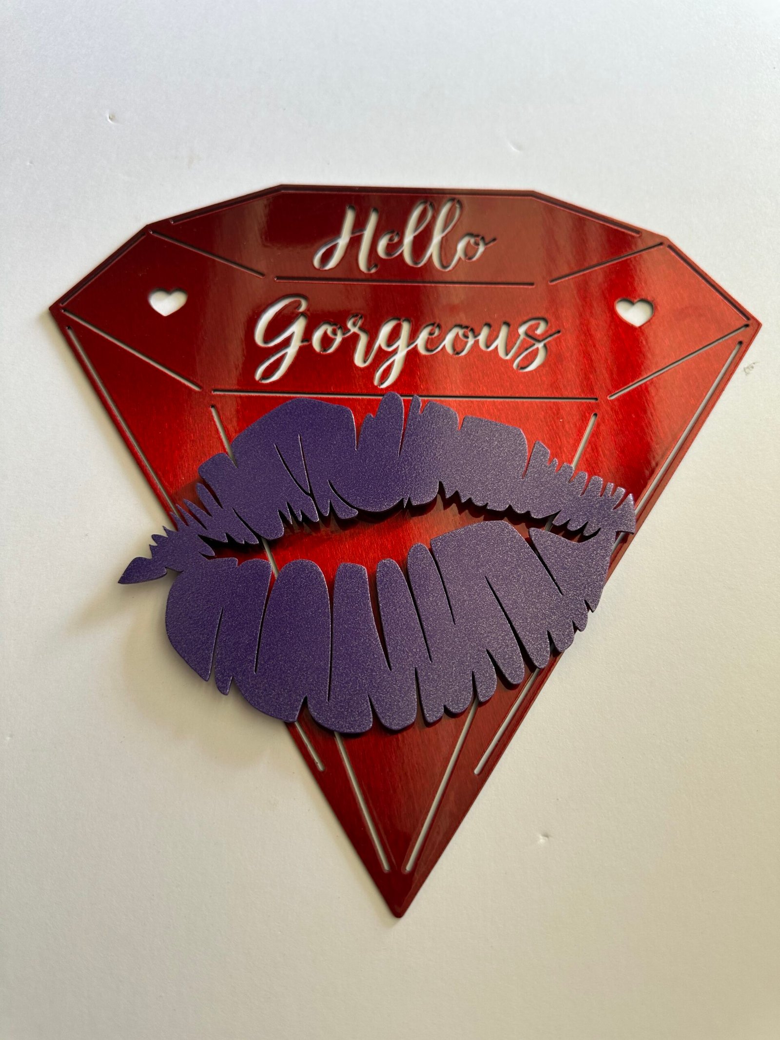 Hello Gorgeous - Diamond Kiss Metal Art - Image 18