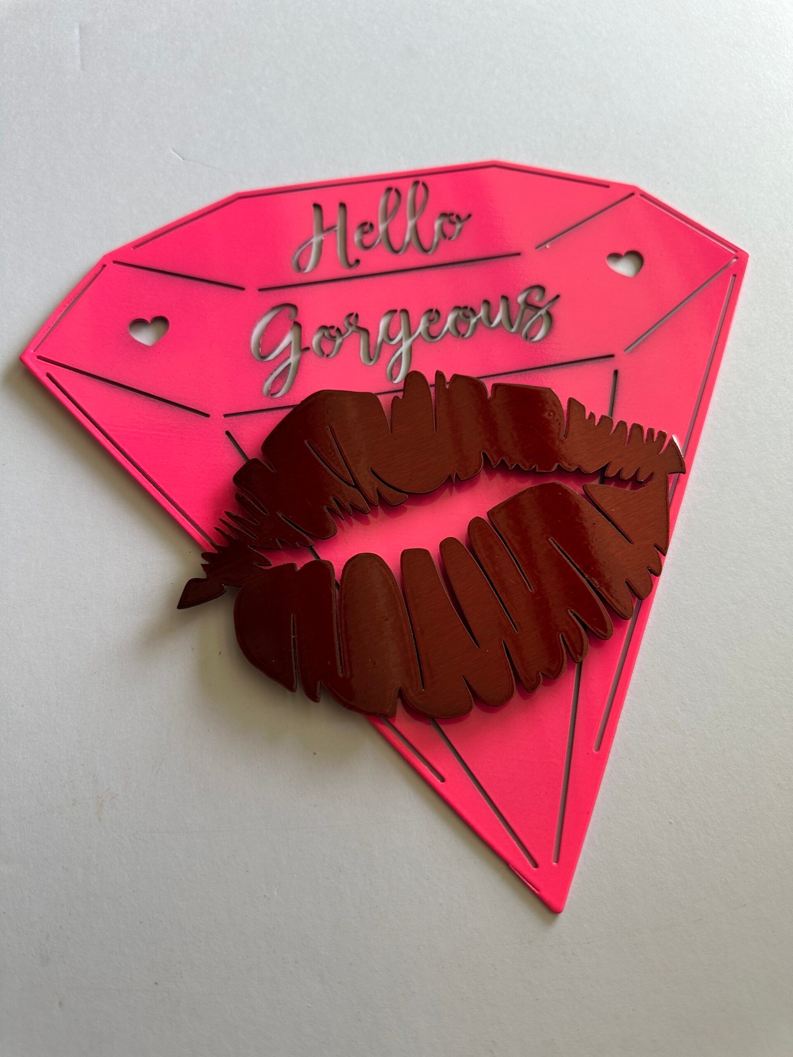 Hello Gorgeous - Diamond Kiss Metal Art - Image 28