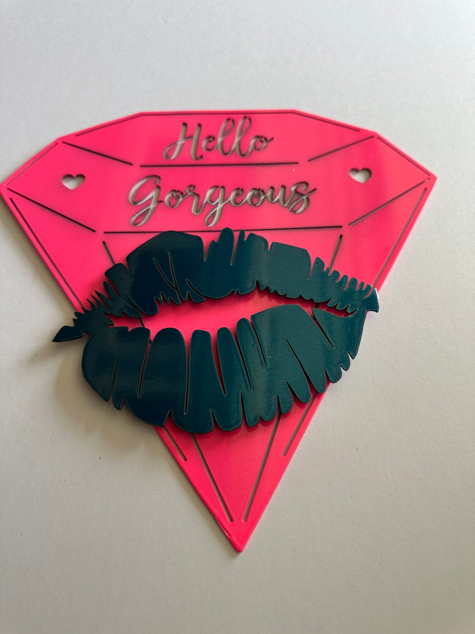 Hello Gorgeous - Diamond Kiss Metal Art - Image 30
