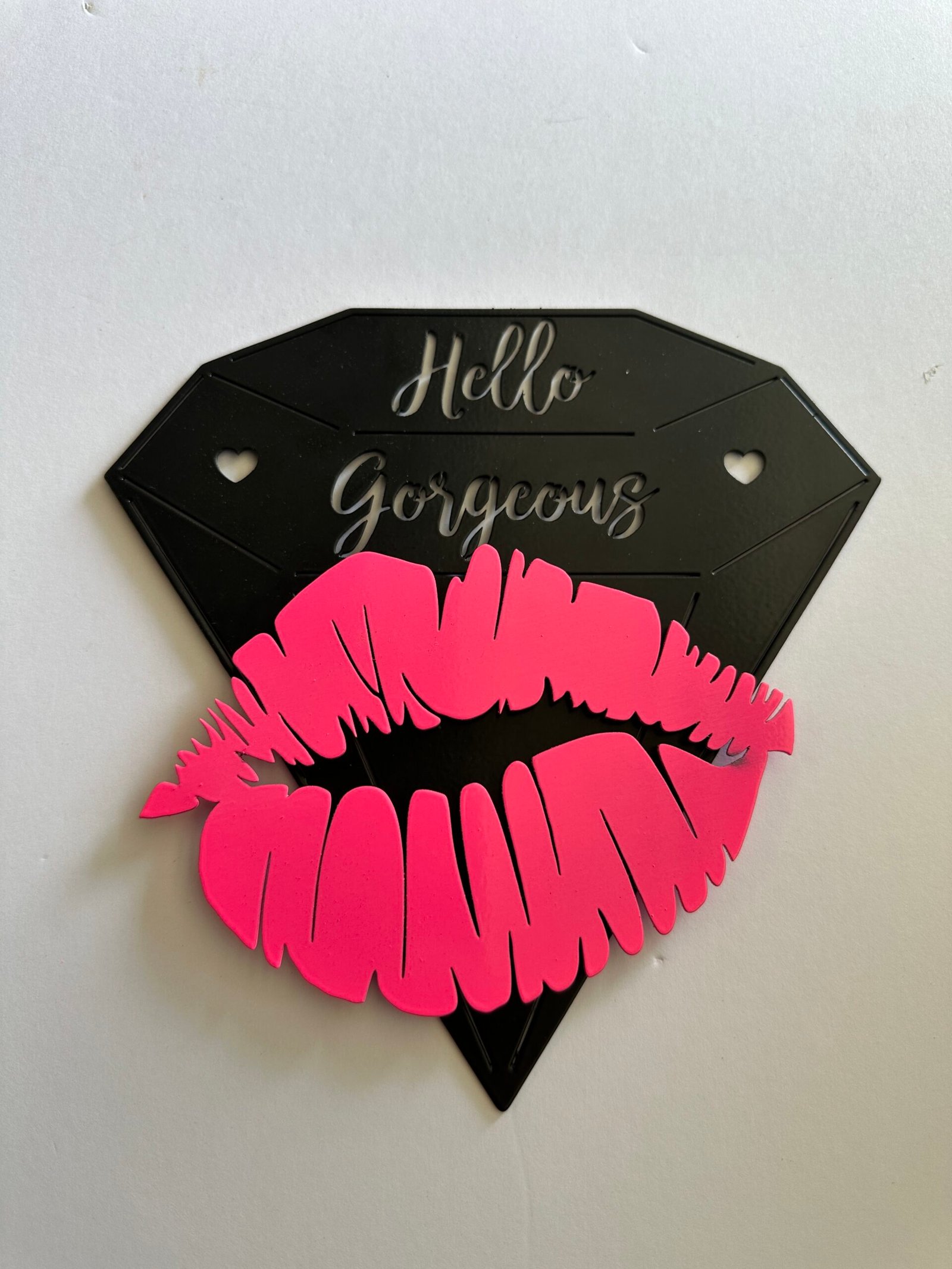 Hello Gorgeous - Diamond Kiss Metal Art - Image 13