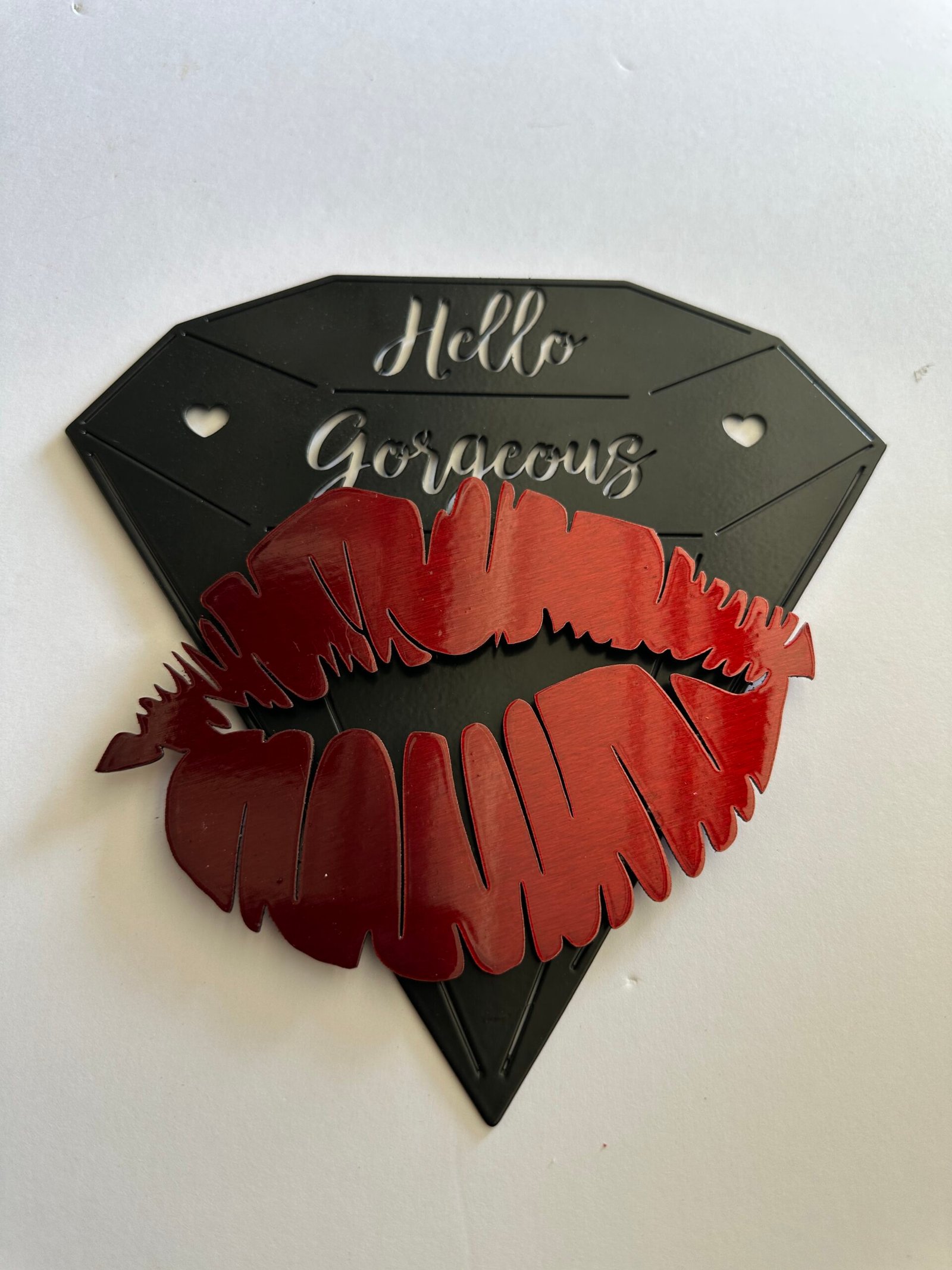 Hello Gorgeous - Diamond Kiss Metal Art - Image 12