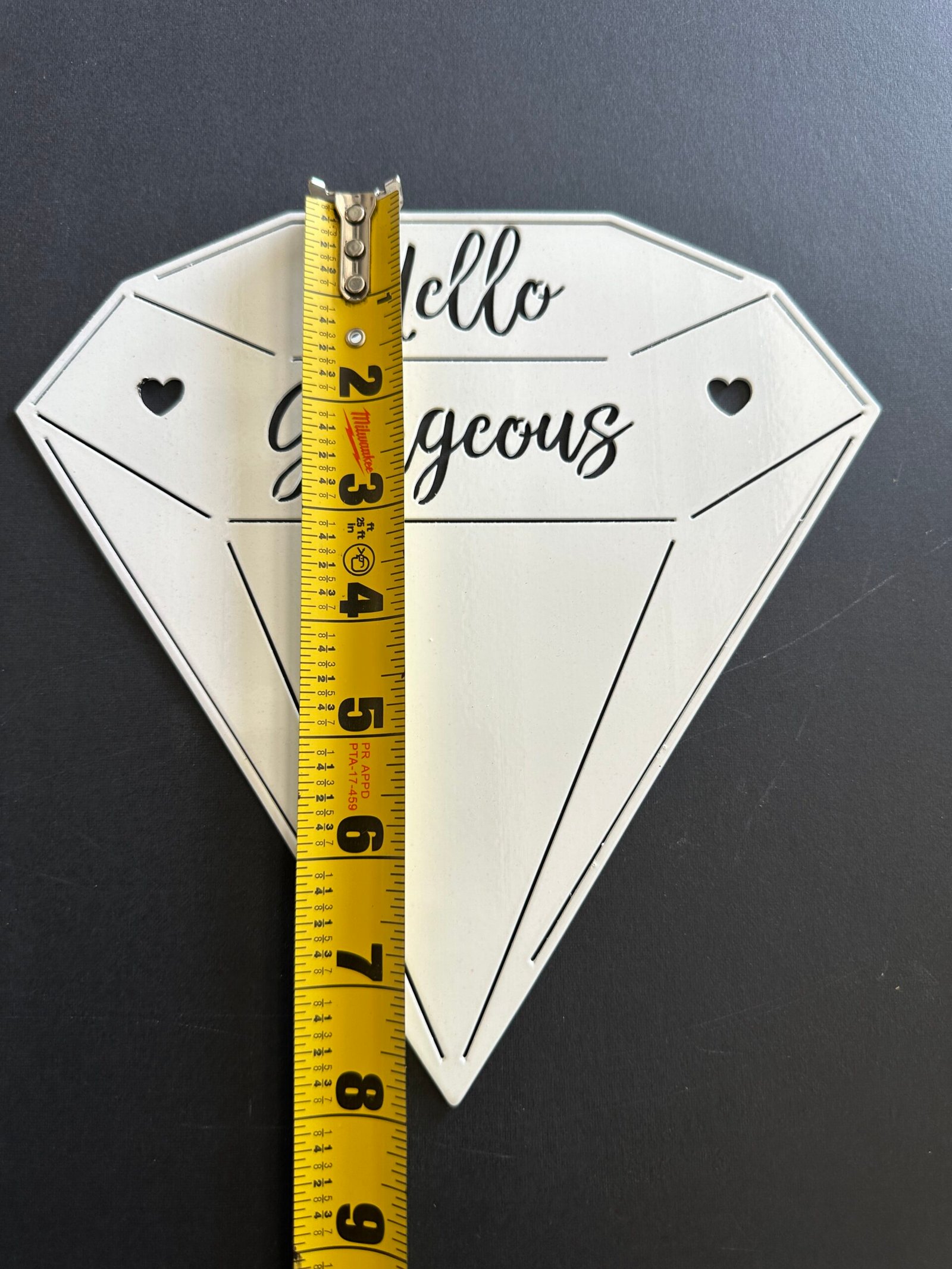 Hello Gorgeous - Diamond Kiss Metal Art - Image 9