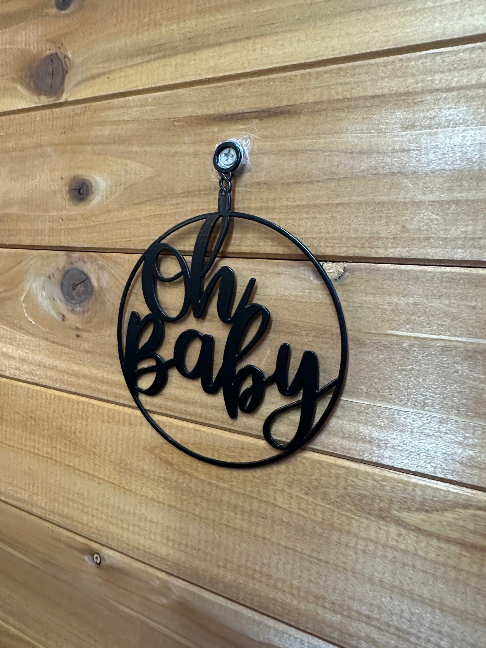 8" Oh Baby Hanging Art - Image 7