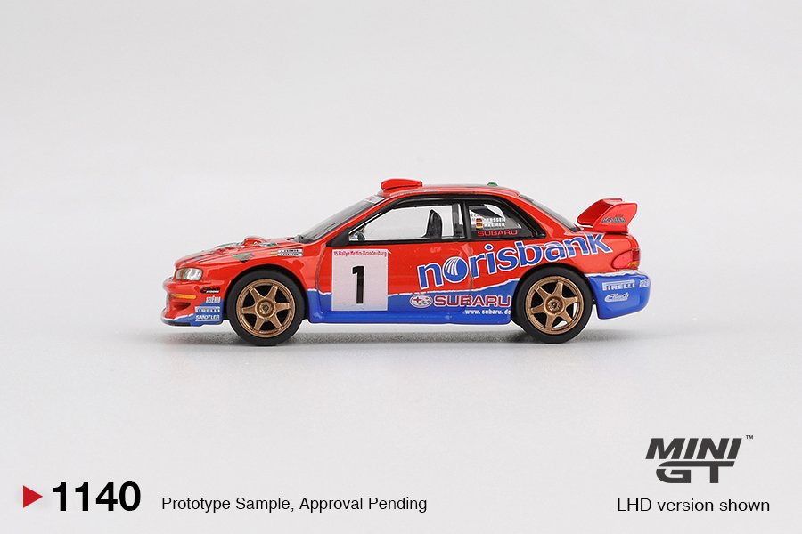 MINI GT #1140 — Subaru Impreza WRC97 #1 1999 DRM Champion - Image 5