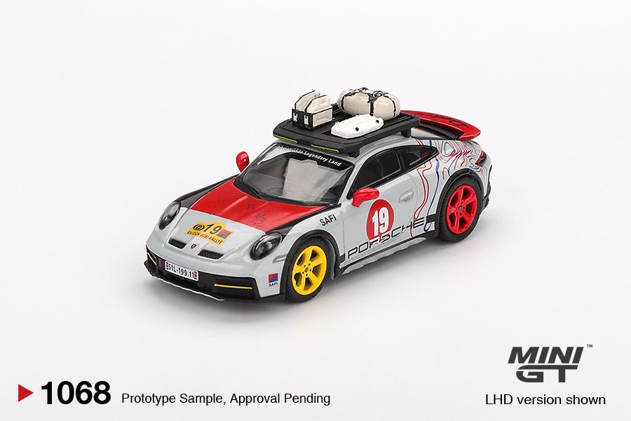 MINI GT #1068 — Porsche 911 Dakar "Uncle Rally" - Image 3
