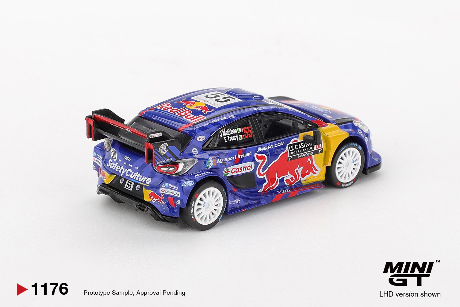 MINI GT #1176 — Ford Puma Rally1 #55 M-Sport Ford WRT 2025 Rally Monte-Carlo - Image 3