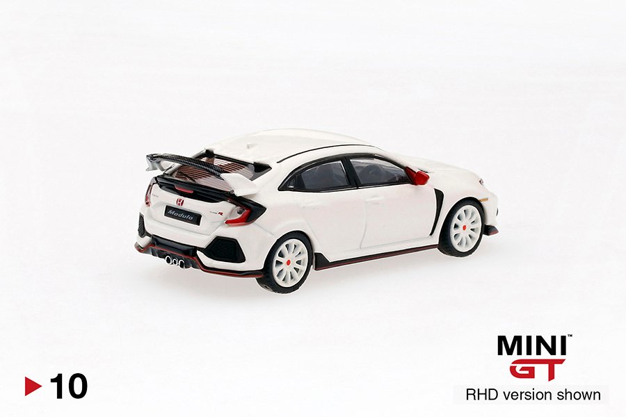 MINI GT #10 — Honda Civic Type R (FK8) Championship White Modulo Edition LHD version - MGT00010-L RHD version - MGT00010-R - Image 4