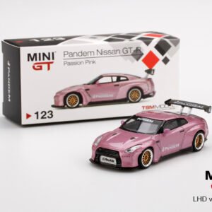 MINI GT #123 — Pandem Nissan GT-R (R35) GT Wing Passion Pink