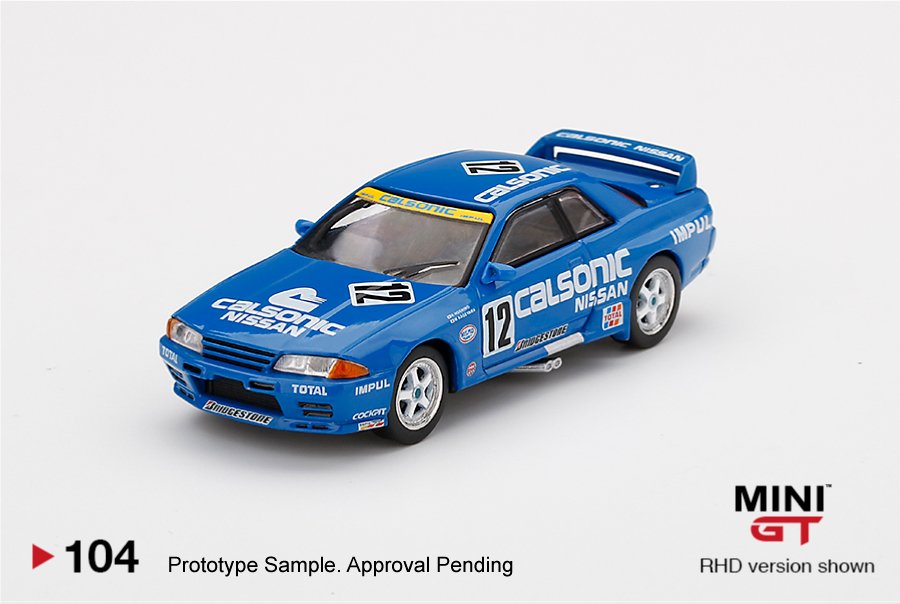 MINI GT #104 — Nissan Skyline GT-R (R32) Gr. A #12 Calsonic 1993 Japan Touringcar Championship - Image 3