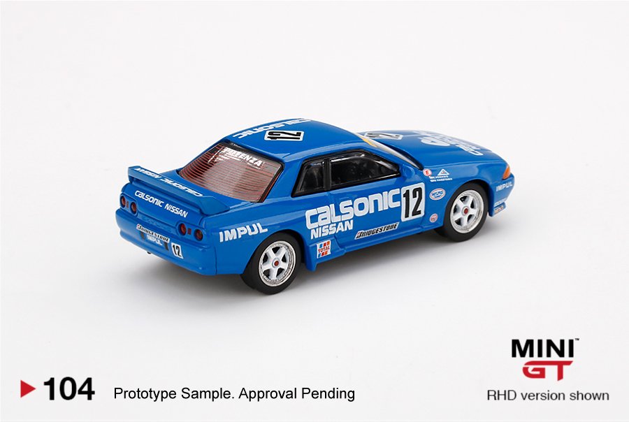 MINI GT #104 — Nissan Skyline GT-R (R32) Gr. A #12 Calsonic 1993 Japan Touringcar Championship - Image 4