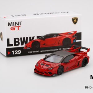MINI GT #129 — LB★WORKS Lamborghini Huracan GT Rosso Mars