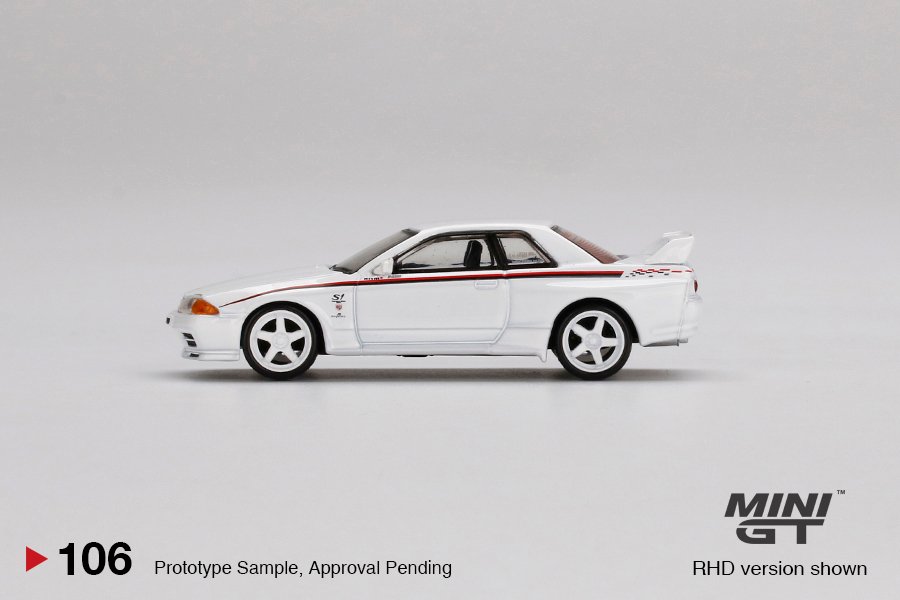 MINI GT #106 — Nissan Skyline GT-R (R32) Nismo S-Tune White - Image 5