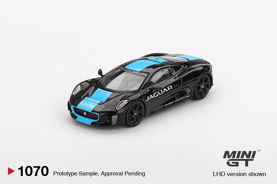 MINI GT #1070 — Jaguar C-X75 Black - Image 3