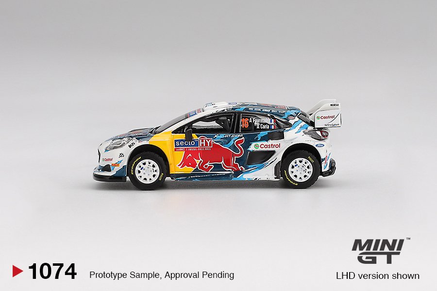 MINI GT #1074 — Ford Puma Rally1 #16 M-Sport Ford WRT 2024 Rally Finland 3rd Place - Image 5