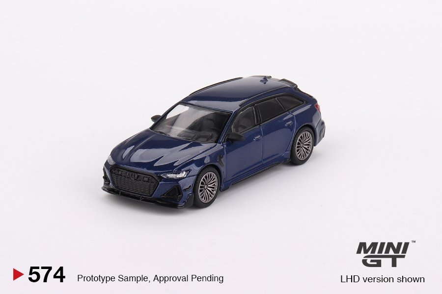 MINI GT #574 — ABT Audi RS6-R Navarra Blue Metallic - Image 3