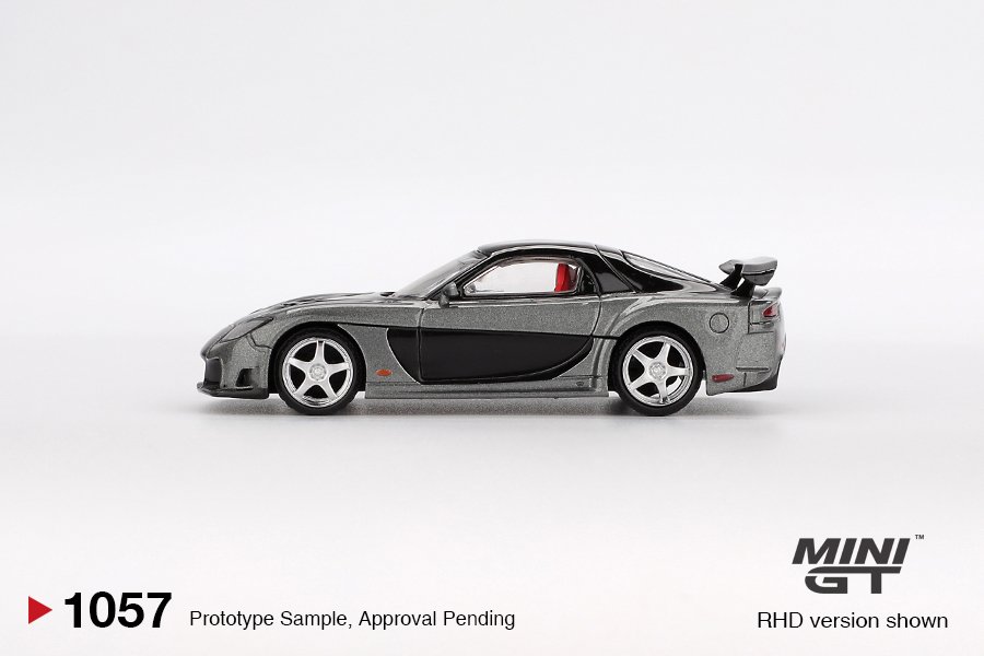 MINI GT #1057 — Mazda RX-7 VeilSide Fortune Grey - Image 5