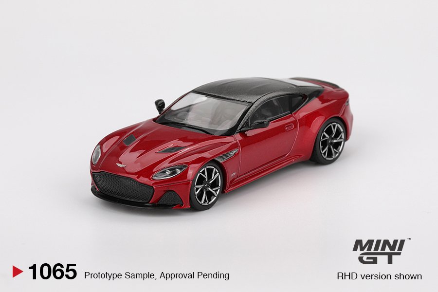 MINI GT #1065 — Aston Martin DBS Hyper Red - Image 3