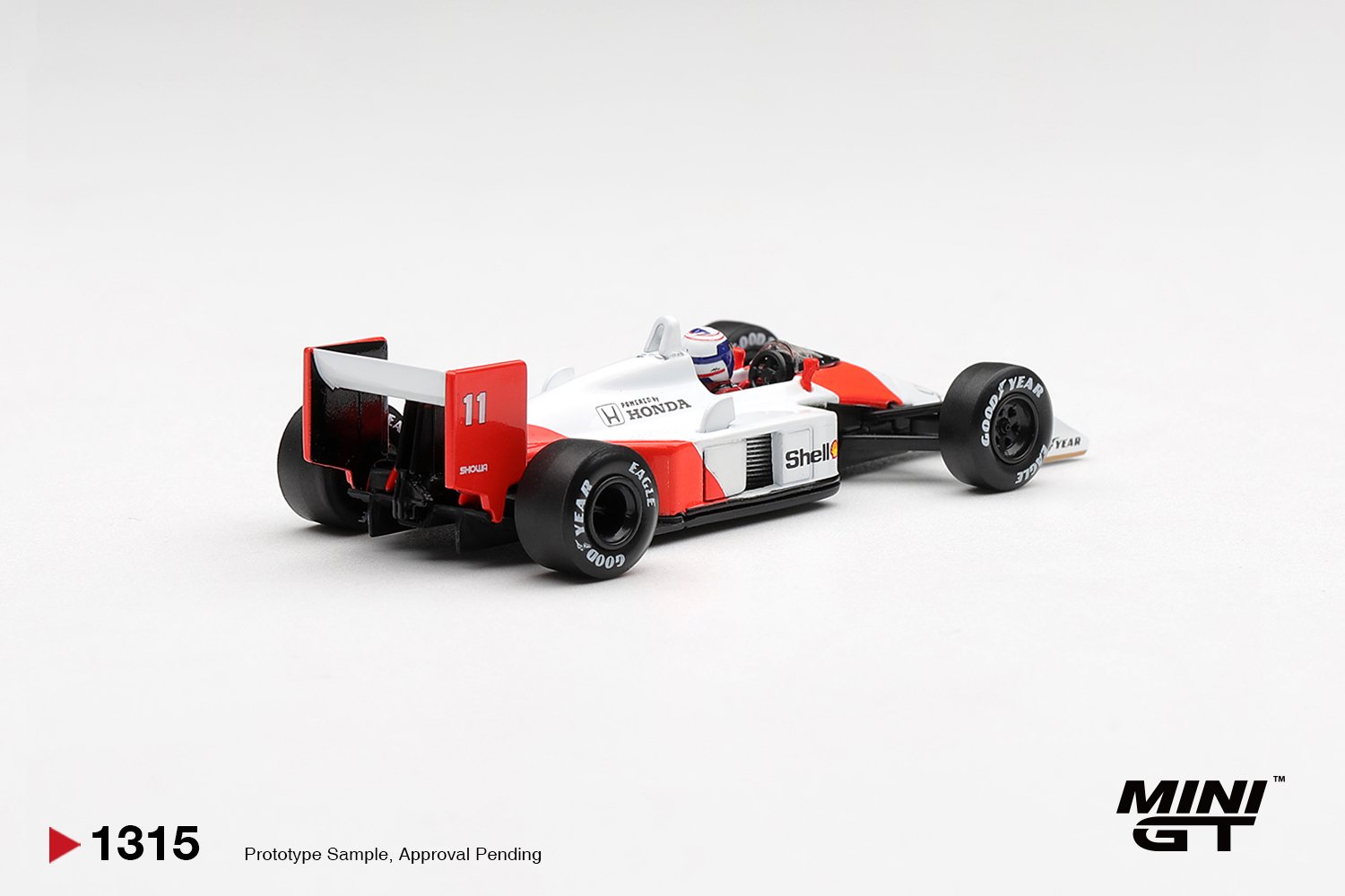 MINI GT #1315 — McLaren MP4/4 #11 Alain Prost 1988 Canadian Grand Prix 2nd Place - Image 3
