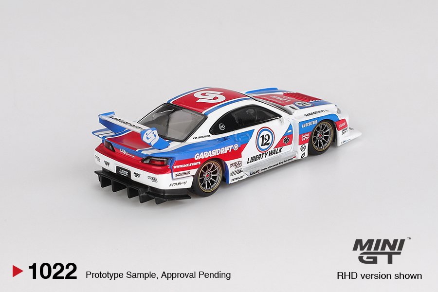 MINI GT #1022 — Nissan LB-Super Silhouette S15 SILVIA GARASIDRIFT x LBWK 2025 - Image 4