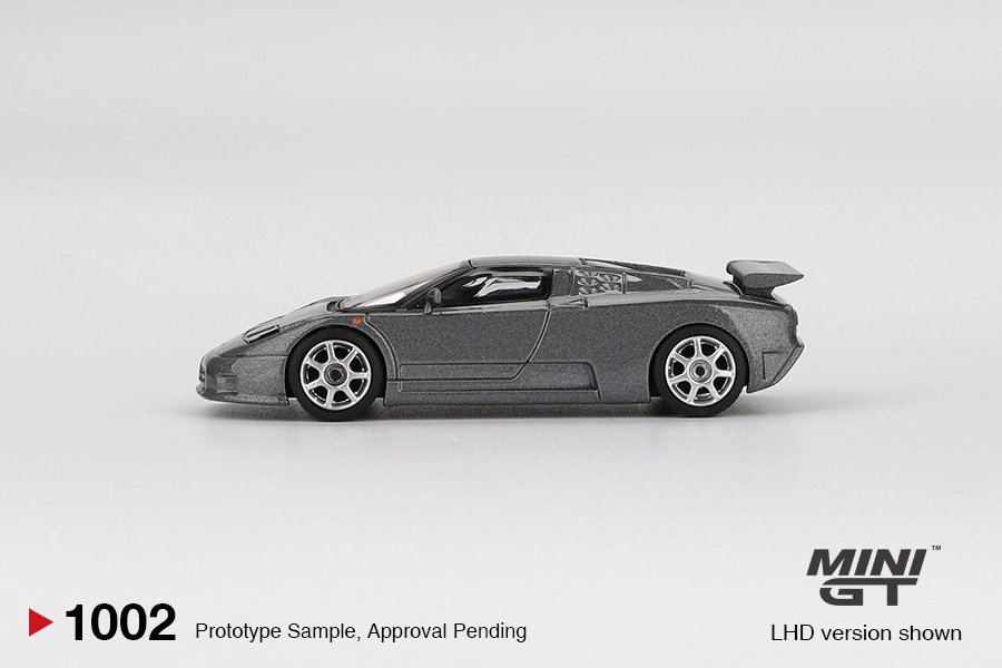 MINI GT #1002 — Bugatti EB110 Super Sport Grigio Scuro - Image 5