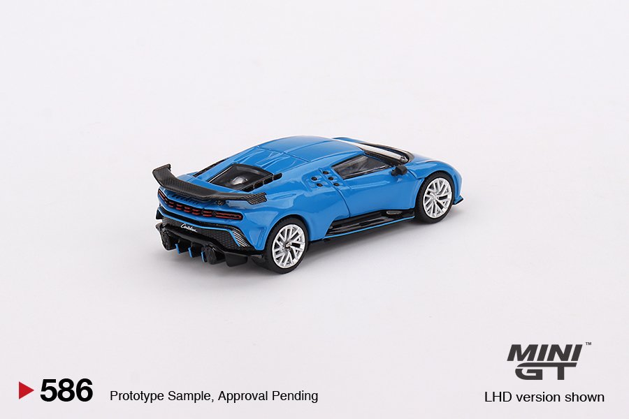 MINI GT #586 — Bugatti Centodieci Blu Bugatti LHD version only - Image 4