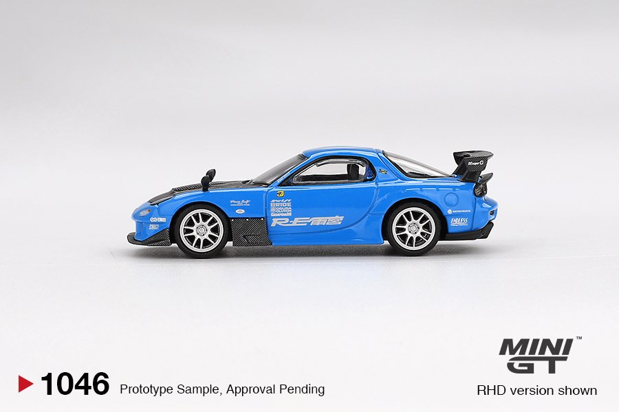 MINI GT #1046 — Mazda RX-7 RE-Amemiya 20B NA 3ROTOR-7 “Ama-san Go” - Image 5
