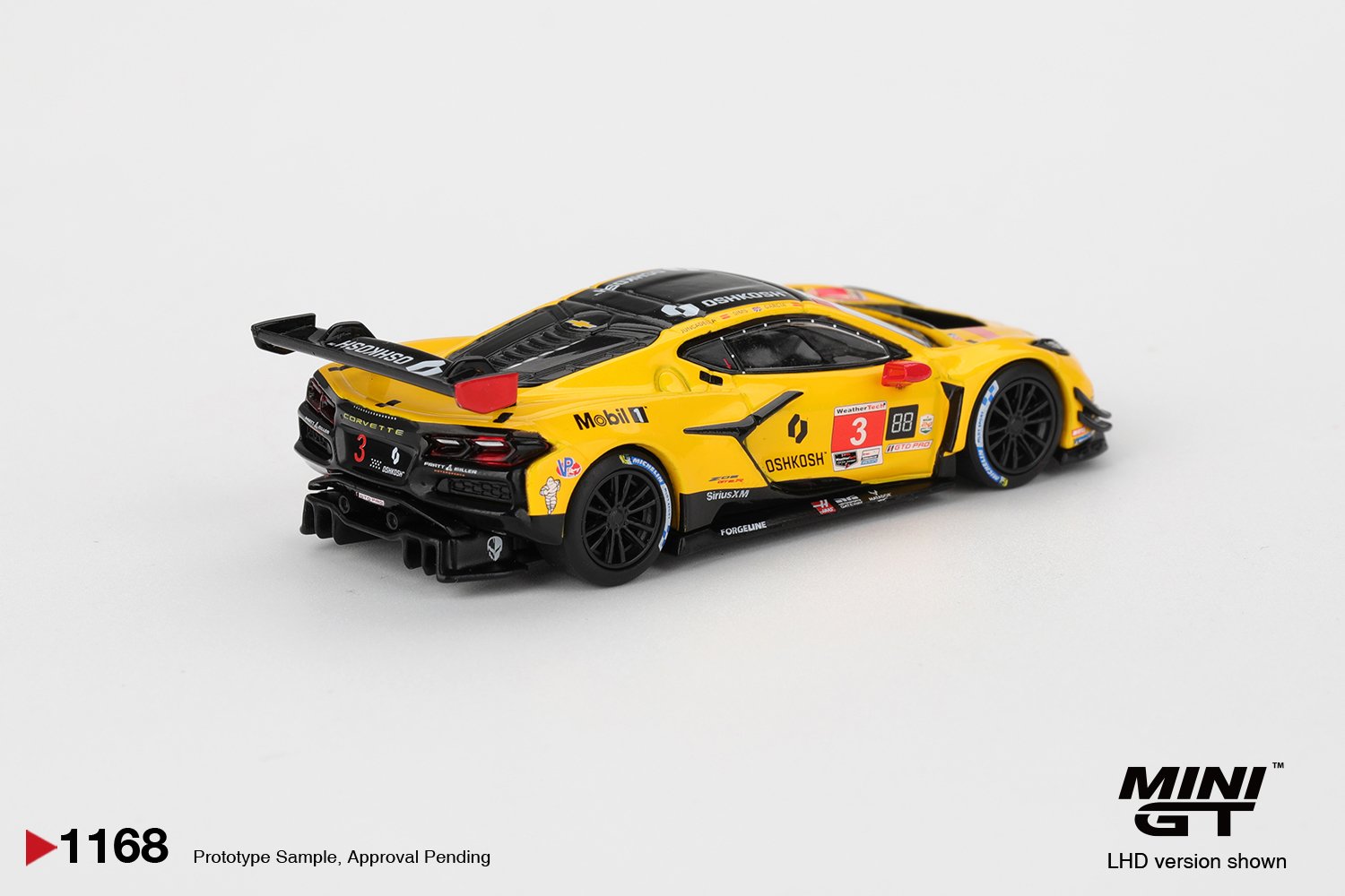 MINI GT #1168 — Chevrolet Corvette Z06 GT3.R #3 Corvette Racing by Pratt Miller Motorsports 2025 IMSA Daytona 24 Hrs - Image 3