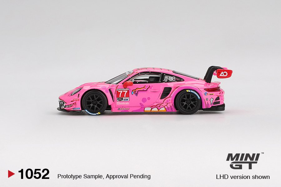 MINI GT #1052 — Porsche 911 GT3 R #77 AO Racing 2024 IMSA Road America - Image 5