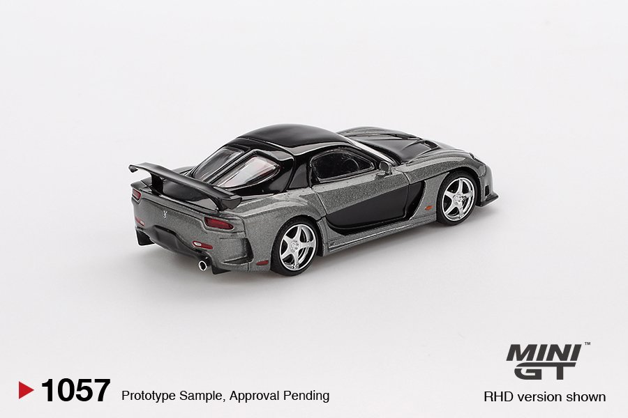 MINI GT #1057 — Mazda RX-7 VeilSide Fortune Grey - Image 4