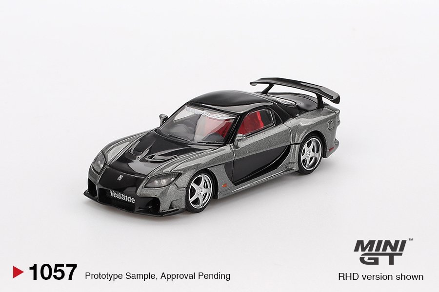 MINI GT #1057 — Mazda RX-7 VeilSide Fortune Grey - Image 3