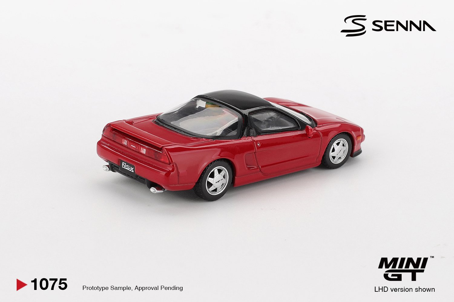 MINI GT #1075 — Honda NS-X Prototype Midship Sports 1989 Ayrton Senna w/ Figure - Image 3