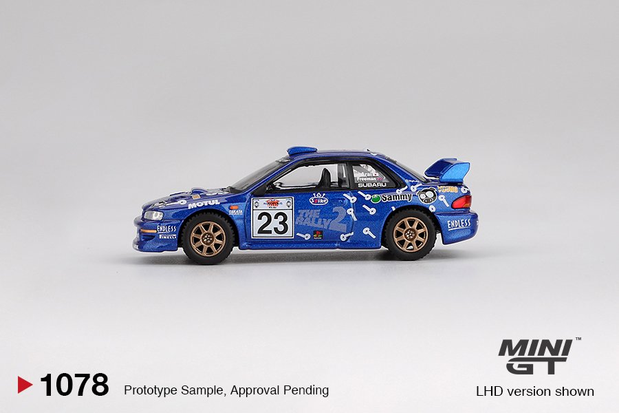 MINI GT #1078 — Subaru Impreza WRC99 #23 2000 Acropolis Rally - Image 5