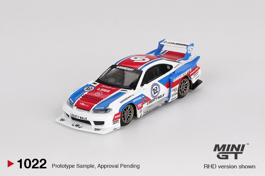 MINI GT #1022 — Nissan LB-Super Silhouette S15 SILVIA GARASIDRIFT x LBWK 2025 - Image 3