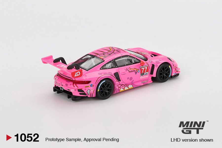 MINI GT #1052 — Porsche 911 GT3 R #77 AO Racing 2024 IMSA Road America - Image 4