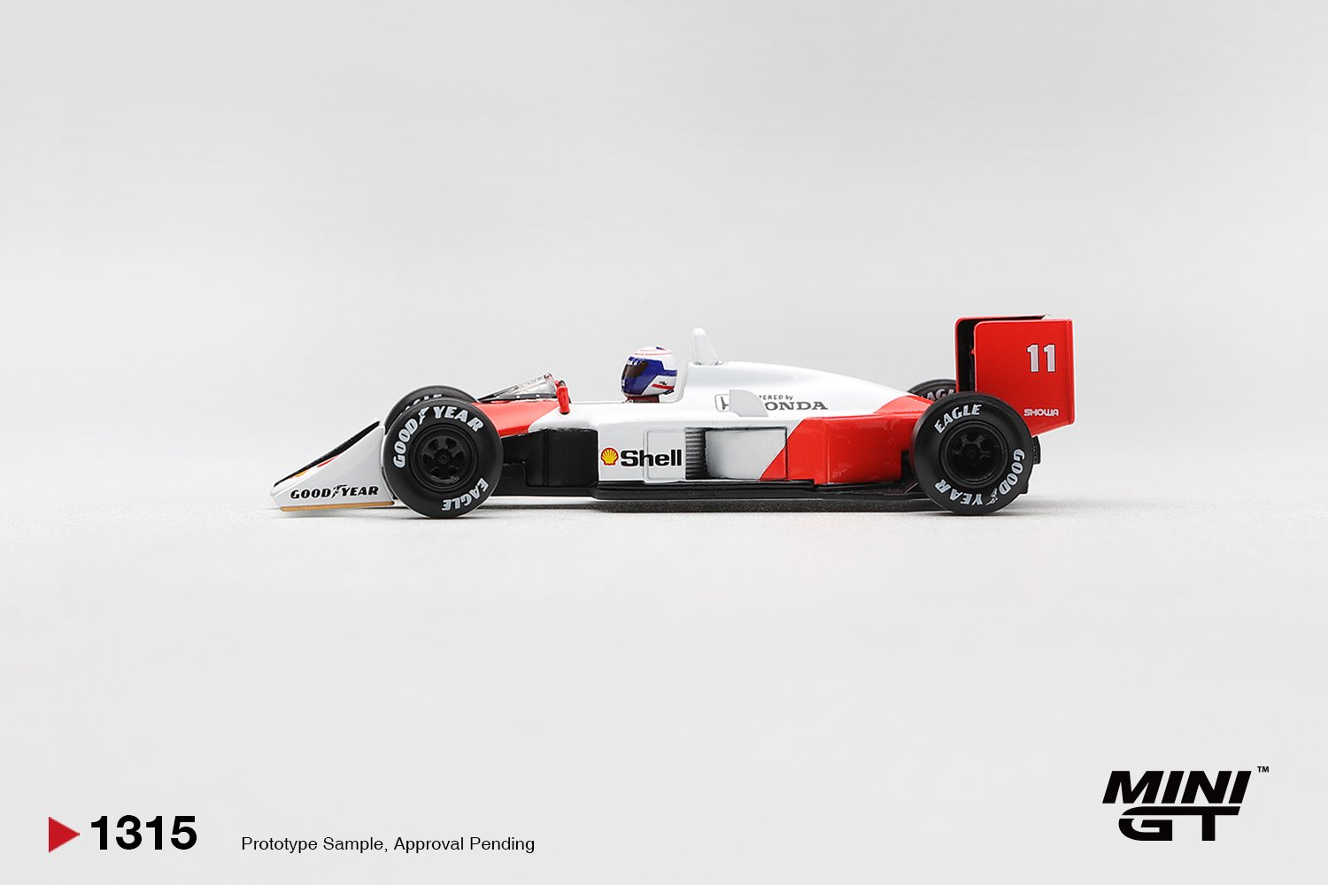 MINI GT #1315 — McLaren MP4/4 #11 Alain Prost 1988 Canadian Grand Prix 2nd Place - Image 4