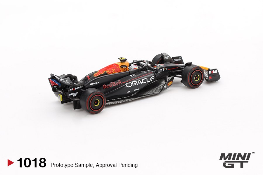 MINI GT #1018 — Oracle Red Bull Racing RB20 #1 Max Verstappen 2024 F1 2024 Bahrain GP Winner - Image 3
