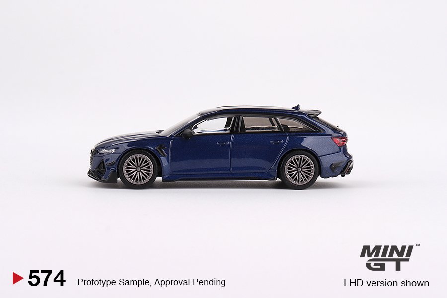 MINI GT #574 — ABT Audi RS6-R Navarra Blue Metallic - Image 5