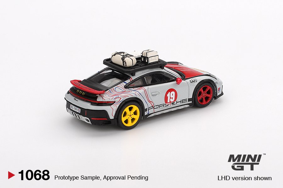 MINI GT #1068 — Porsche 911 Dakar "Uncle Rally" - Image 4