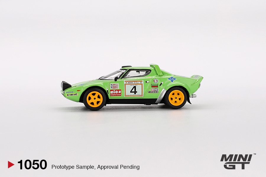 MINI GT #1050 — Lancia Stratos HF #4 1979 Spanish Rally Champion - Image 5